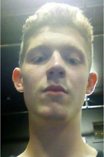 A close-up selfie of Mark Allen. The young man who sadly lost his life after going into the water at a local park