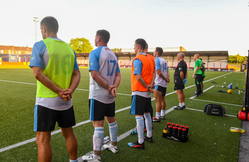 The teams held a 72 second silence