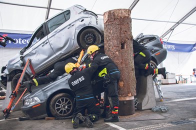 GMFRS RTC team during the competition