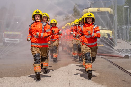 Trainee GMFRS firefighters